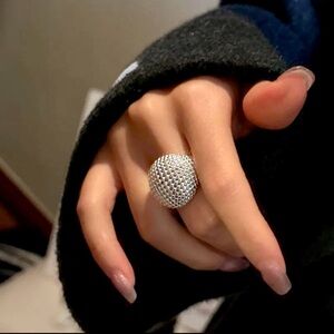 Uniquely Designed 925 Sterling Silver Ball Ring